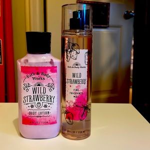 Wild Strawberry Body Lotion and Body Spray